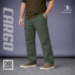 Premium Cargo Pant - Olive (6 Pocket)