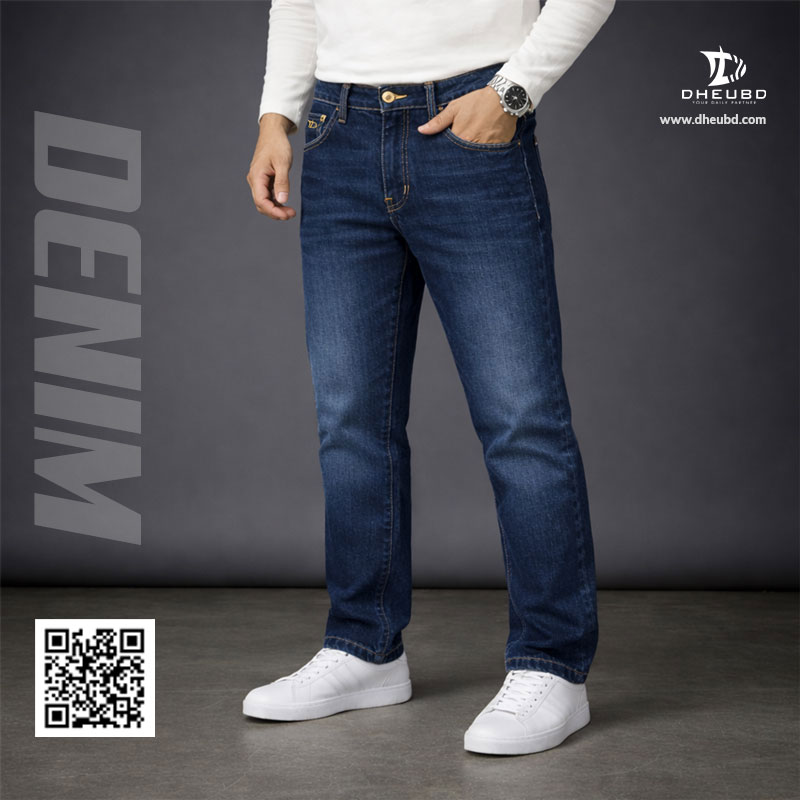 Front-800 Premium Denim Jeans - Heritage Blue - Image 1